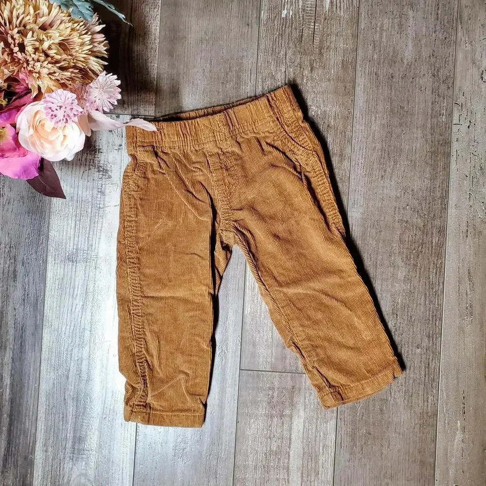 Carter's Size 12m Tan Corduroy Boys Pants NWOT